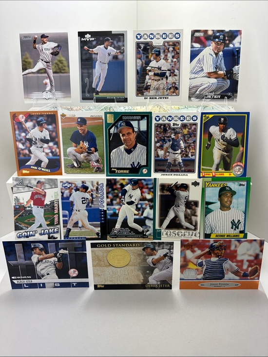 Topps Other - Derek Jeter 90’s Yankees lot of 17 w/ 2 Bernie Williams/1 Jorge Posada Rookies